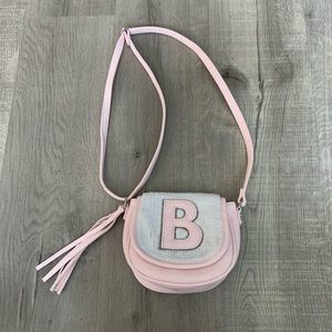 Justice girls initial “B” purse